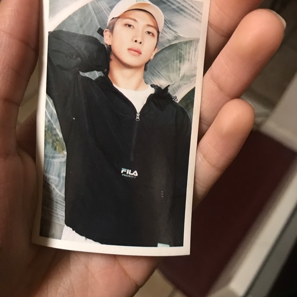 complete 6  BTS RM LOMO CARDS and ot7 pin - Picture 4 of 11